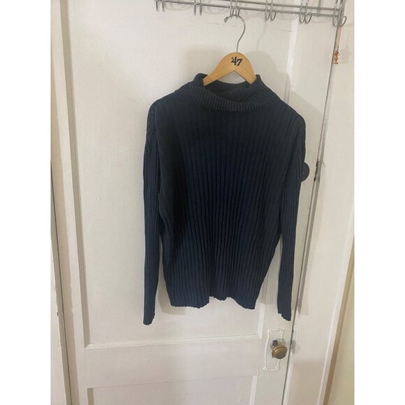 Neiman Marcus Exclusive Women's 100% Silk Turtle Neck Sweater - XL - Picture 2 of 11